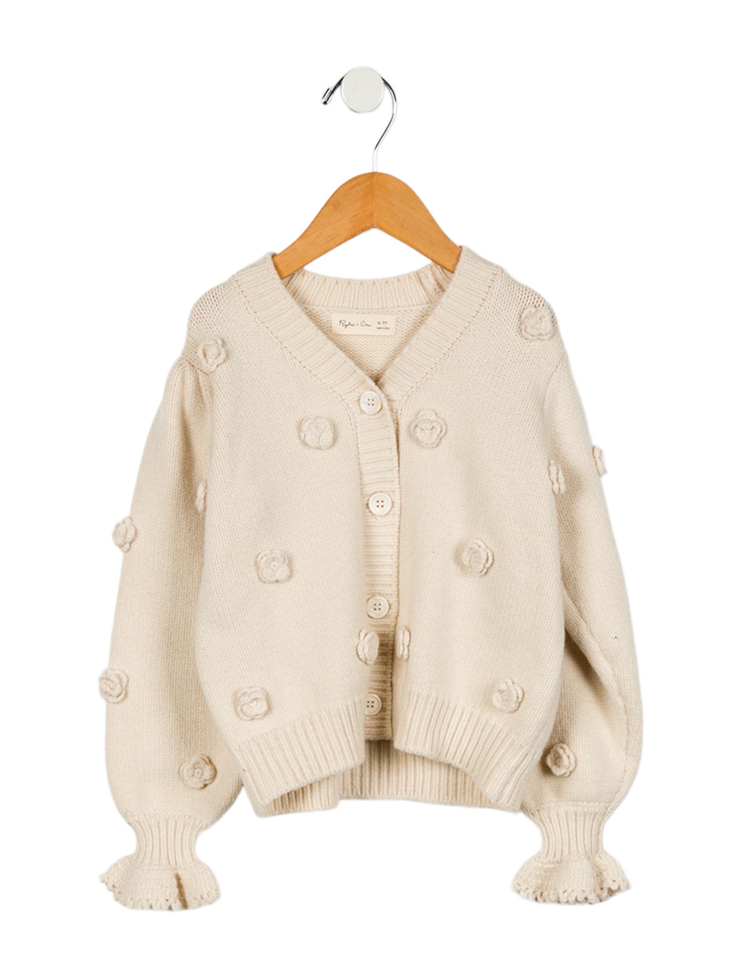 Rylee + Cru Girls' LongSleeve Knit Cardigan