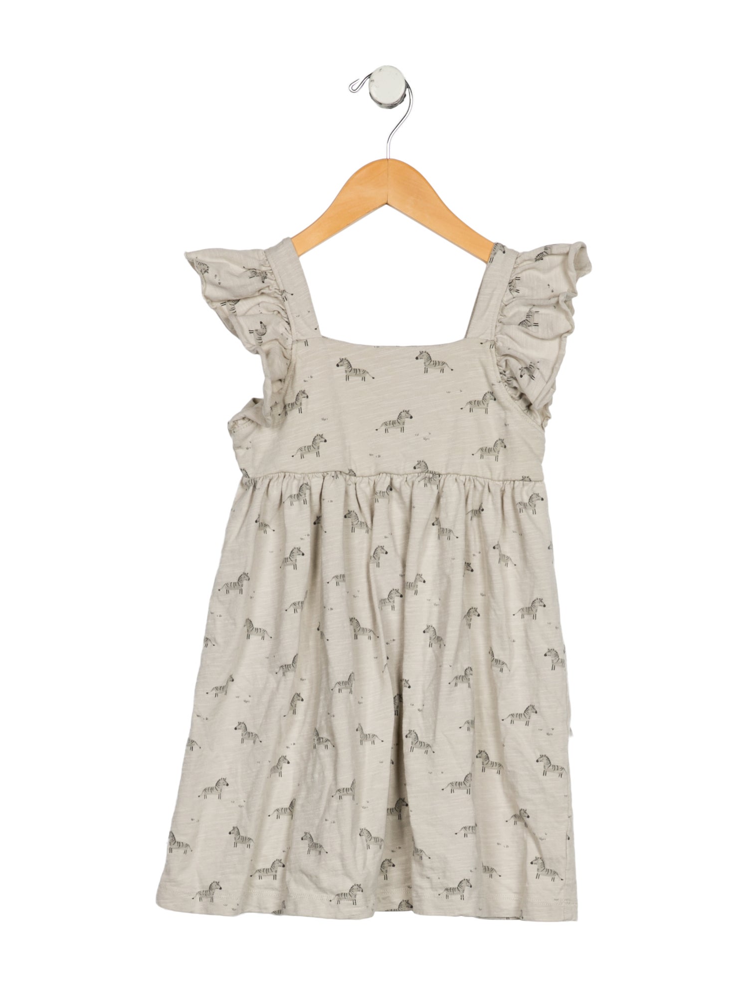 Rylee + Cru Toddler Girls' Zebra Motif Sleeveless Dress