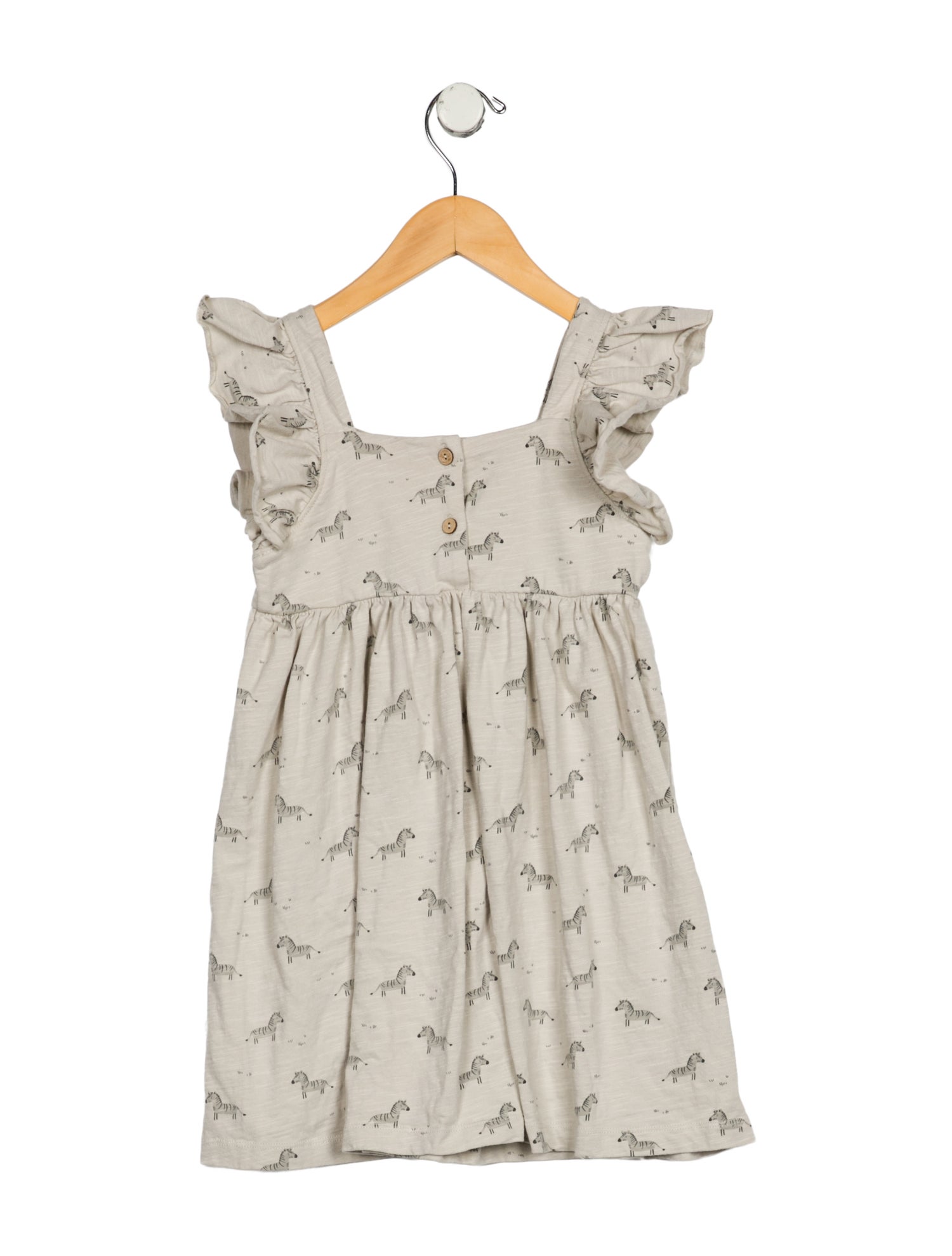 Rylee + Cru Toddler Girls' Zebra Motif Sleeveless Dress