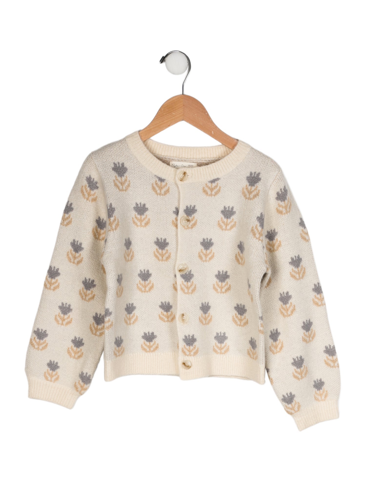 Rylee + Cru Girls' Pattern Printed Woven Cardigan