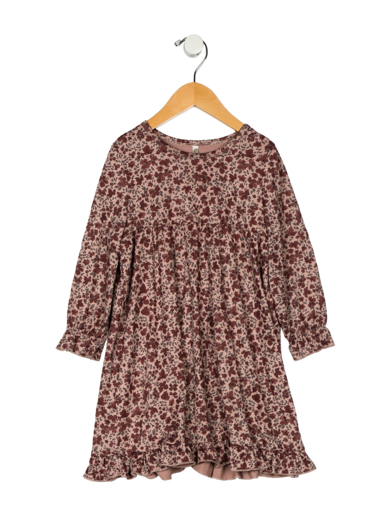 Rylee + Cru toddler girls' brown dress