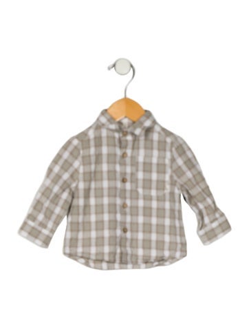 Rylee + Cru Sizes 0-24 Months Infant Boys' Printed Long Sleeve Shirt L | 12M