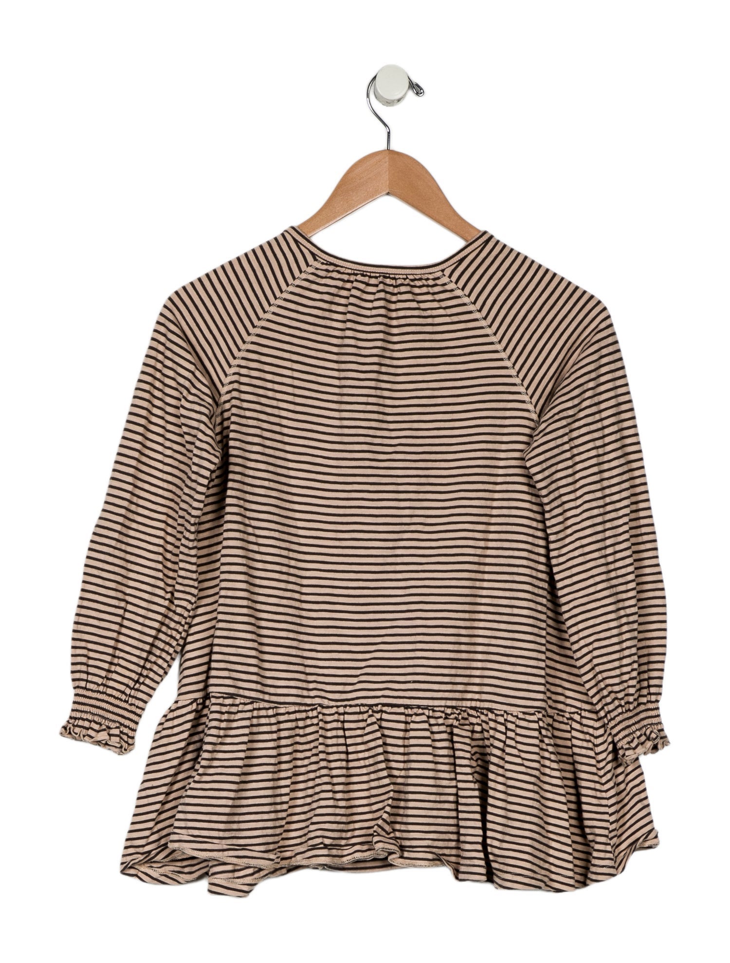 Rylee + Cru Girls Long Sleeve Striped Dress