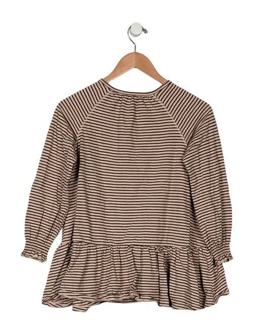 Rylee + Cru Girls Long Sleeve Striped Dress