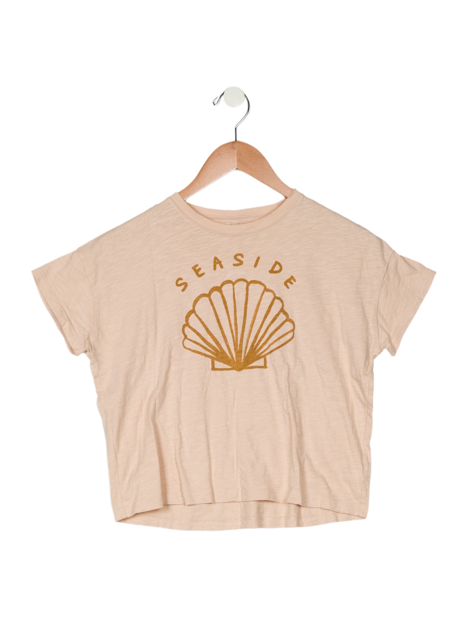 Rylee + Cru Girls Short Sleeve Cotton Seashell Shirt