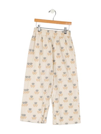 Rylee + Cru Girls Cotton Floral Pants