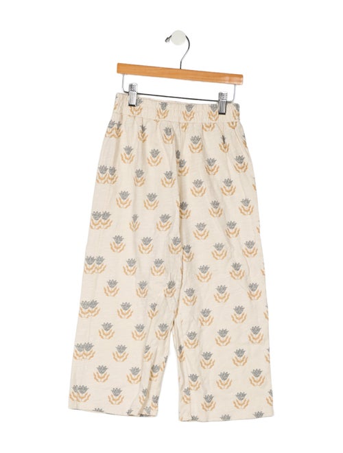 Rylee + Cru Girls Cotton Floral Pants