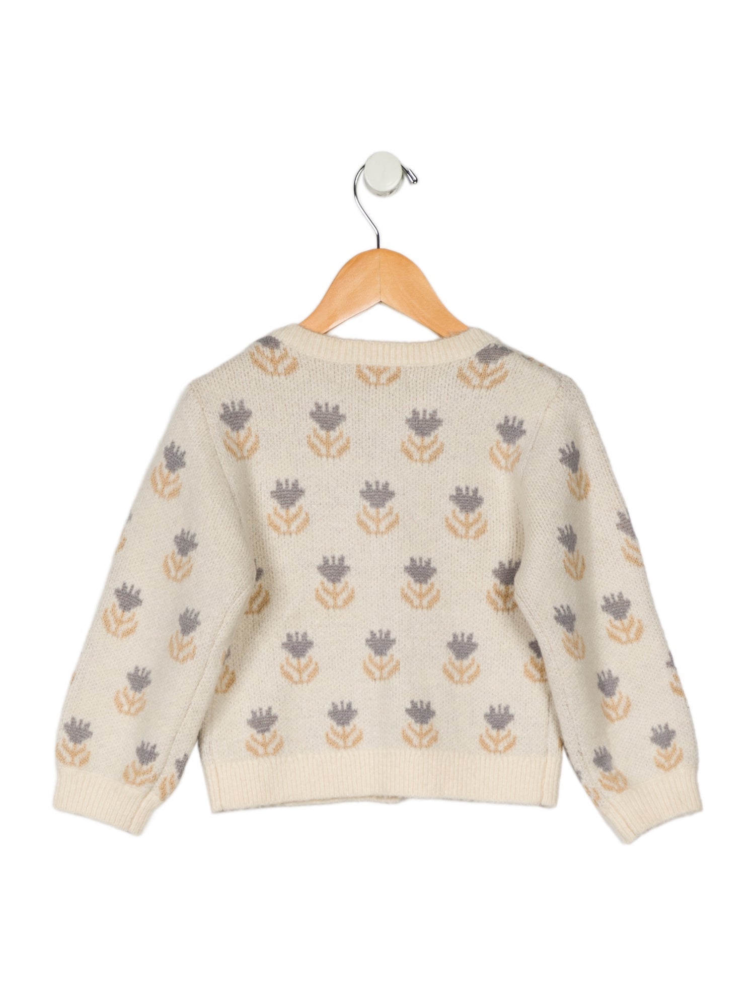 Rylee + Cru Toddler Girls' Patterned Knit Cardigan