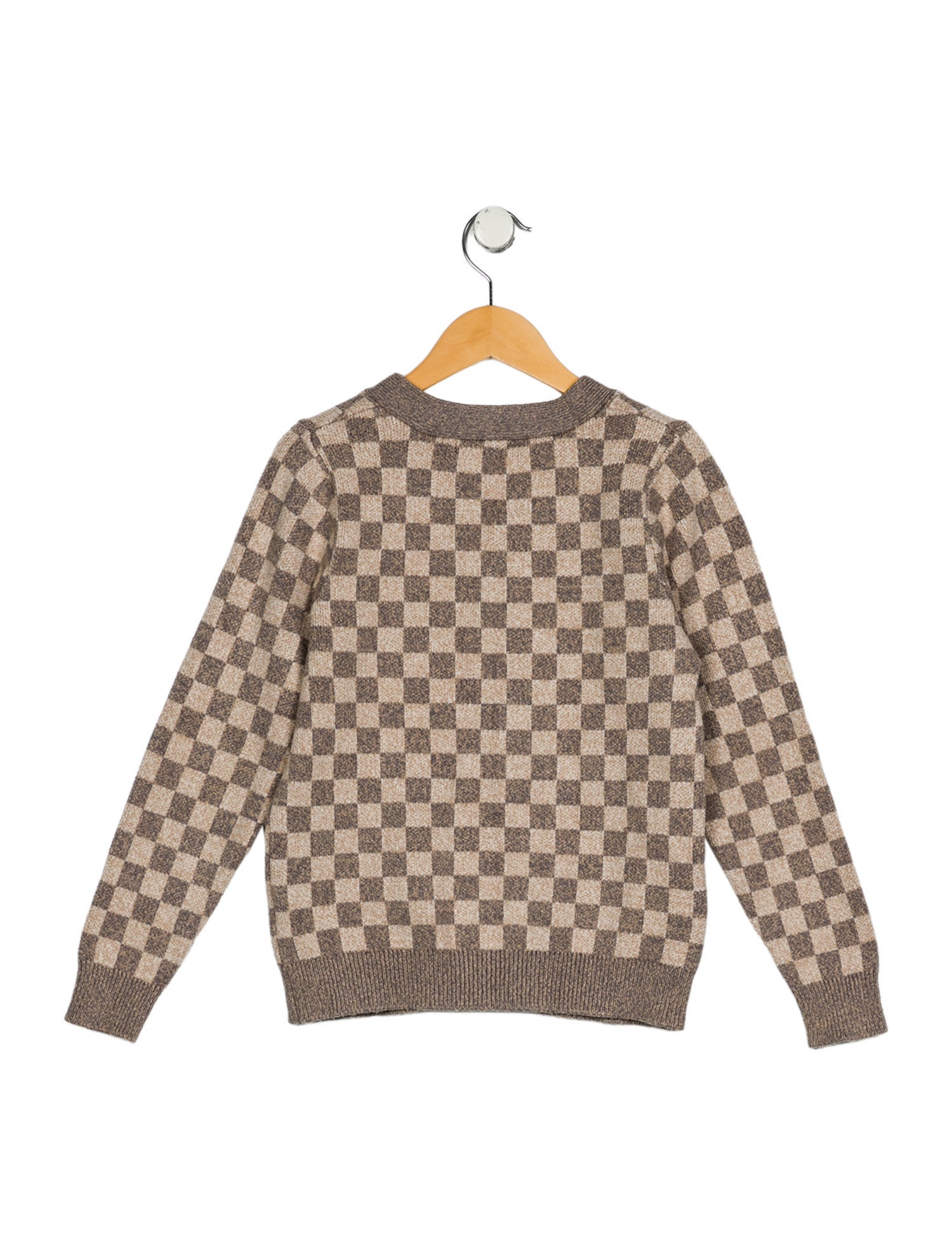 Rylee + Cru Kids' Checker Print Cardigan