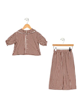 Rylee + Cru Toddler Girls' 2-Piece Gingham Set