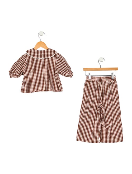 Rylee + Cru Toddler Girls' 2-Piece Gingham Set