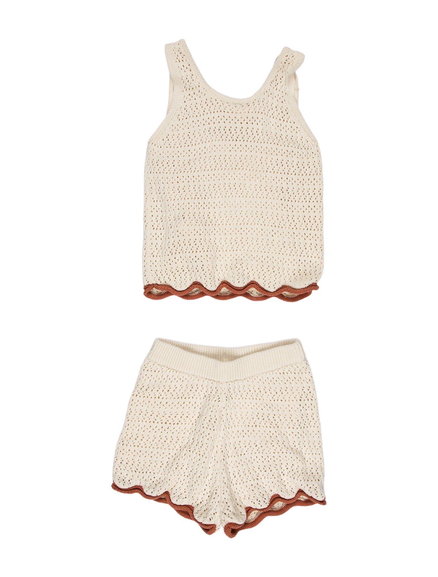 Rylee + Cru Girls' Knit Short Set