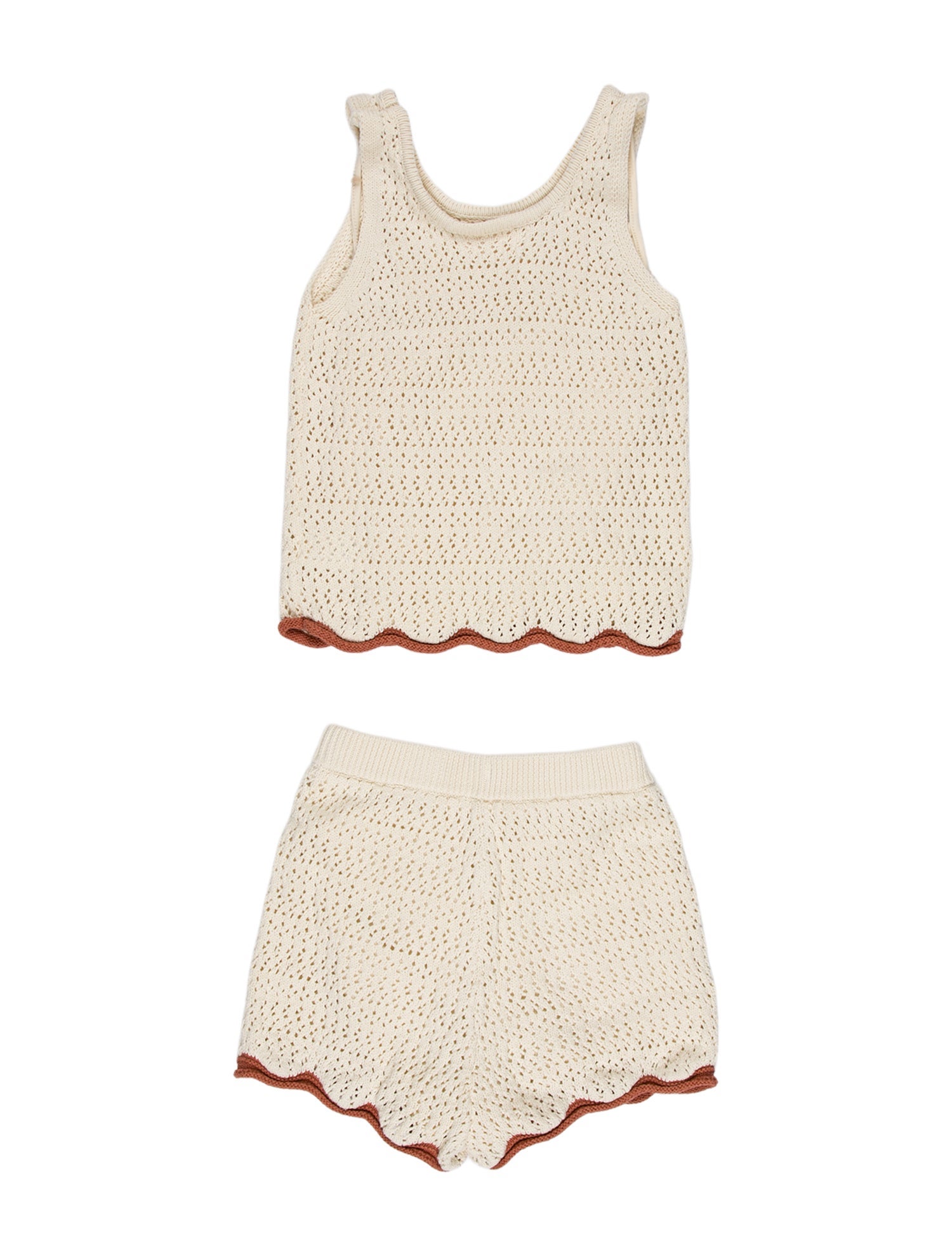 Rylee + Cru Girls' Knit Short Set