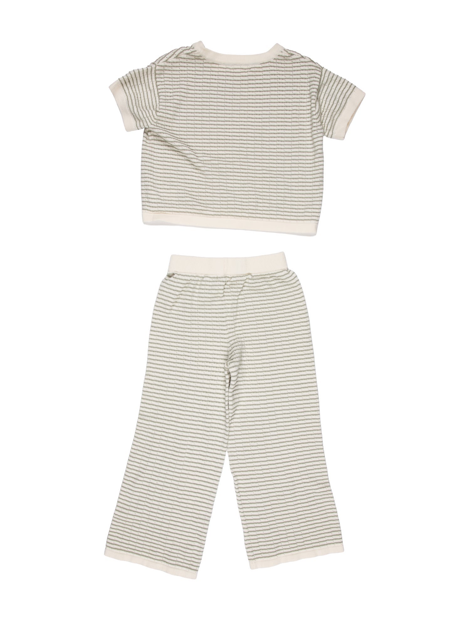 Rylee + Cru Girls' Striped Knit Pant Set
