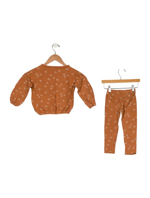 Rylee + Cru Toddler Girls' Long Sleeve Shirt & Pant Set
