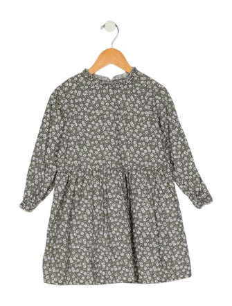 Rylee + Cru Girls' Patterned Long Sleeve Dress