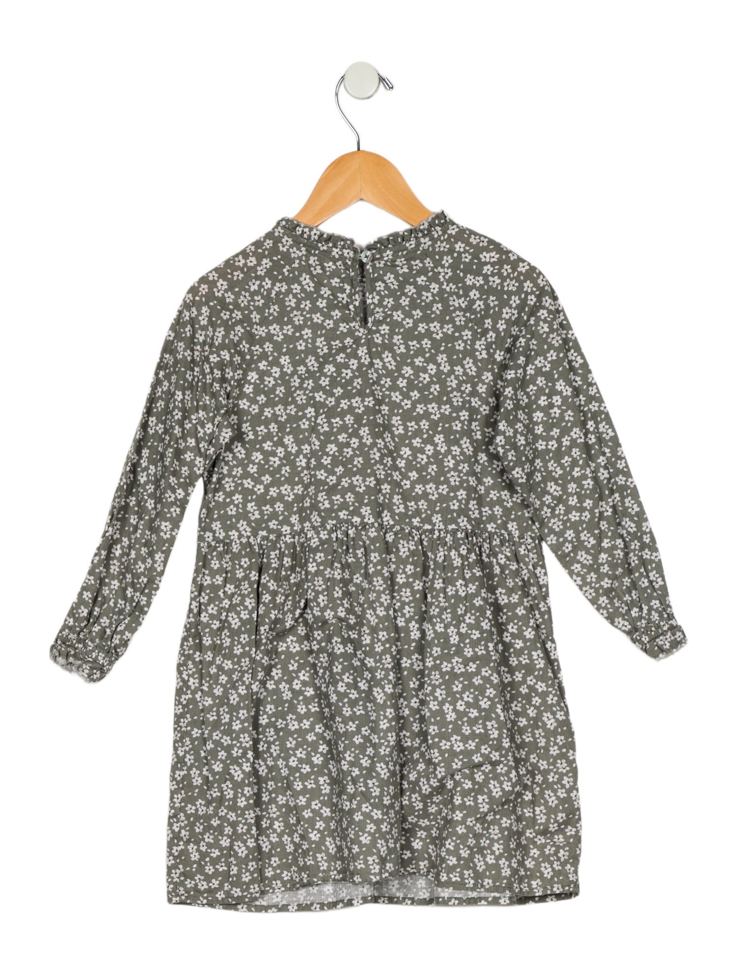Rylee + Cru Girls' Patterned Long Sleeve Dress