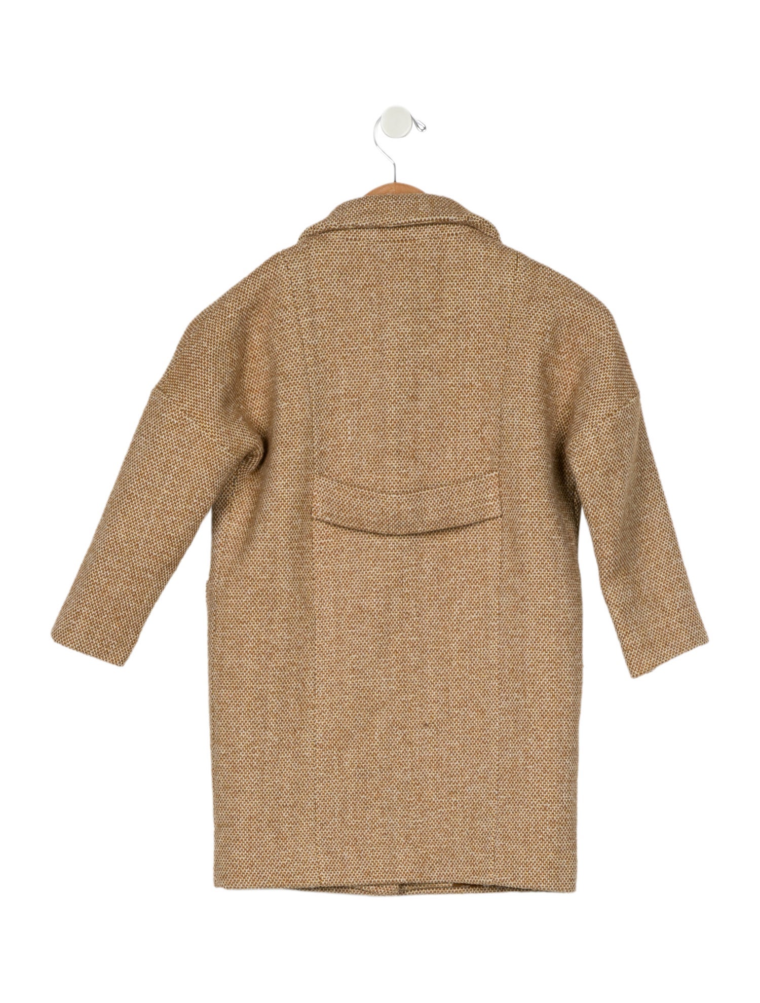 Rylee + Cru Girls tan long coat