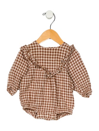 Rylee + Cru Infant Girls' Gingham One-Piece