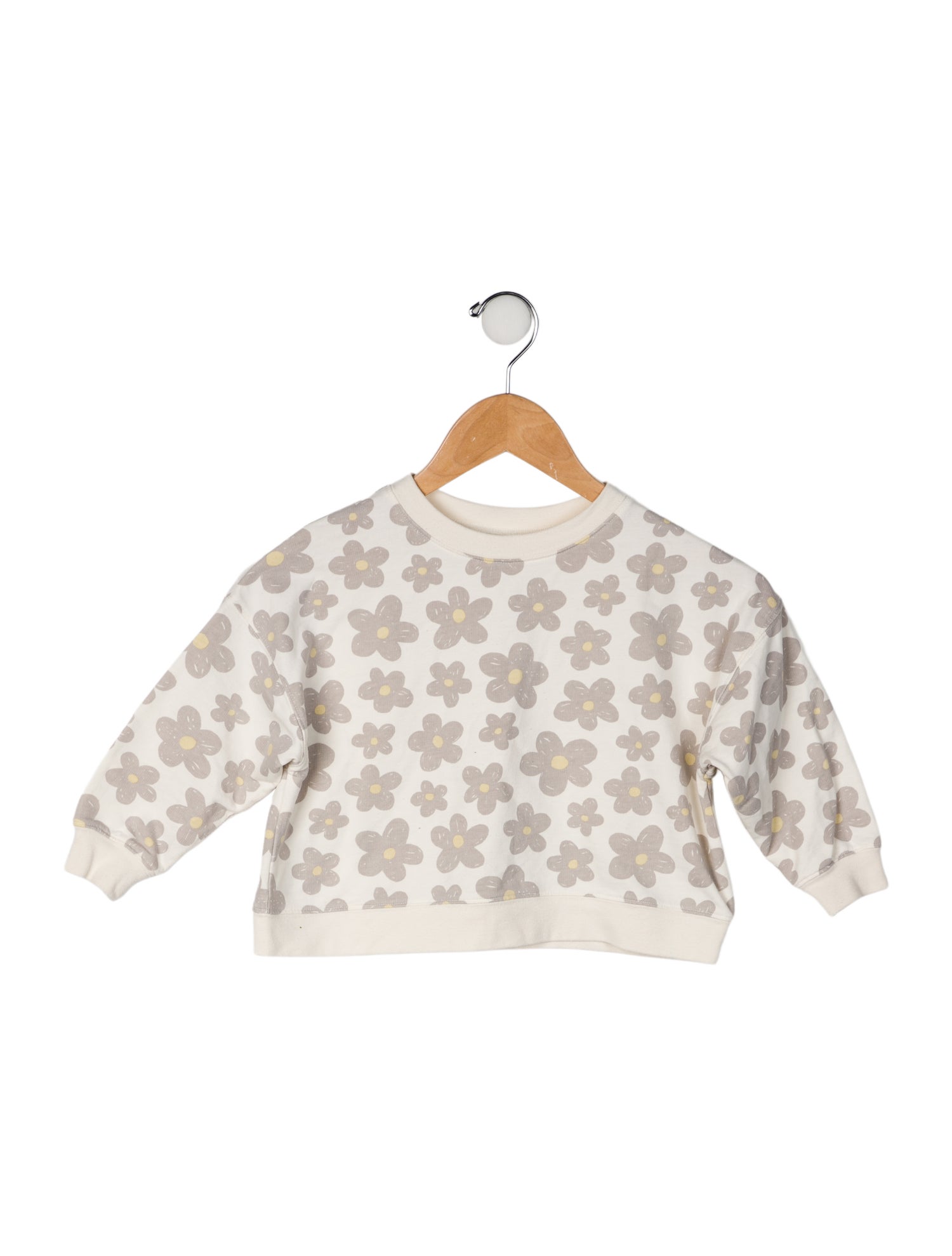 Rylee + Cru Toddler Girls' Floral Printed Sweatshirt