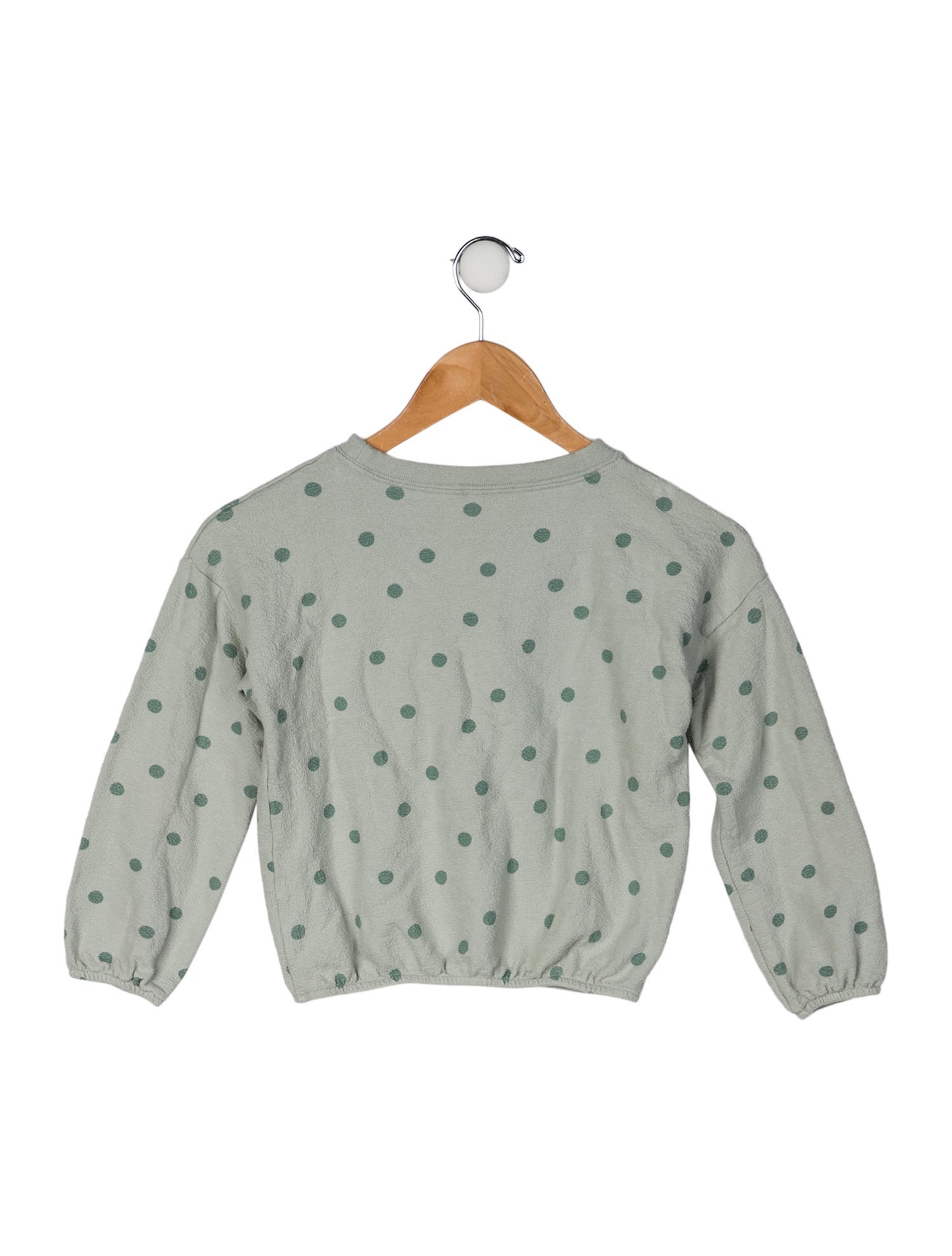 Rylee + Cru Girls' "Polka Dot " Printed Long Sleeve Top