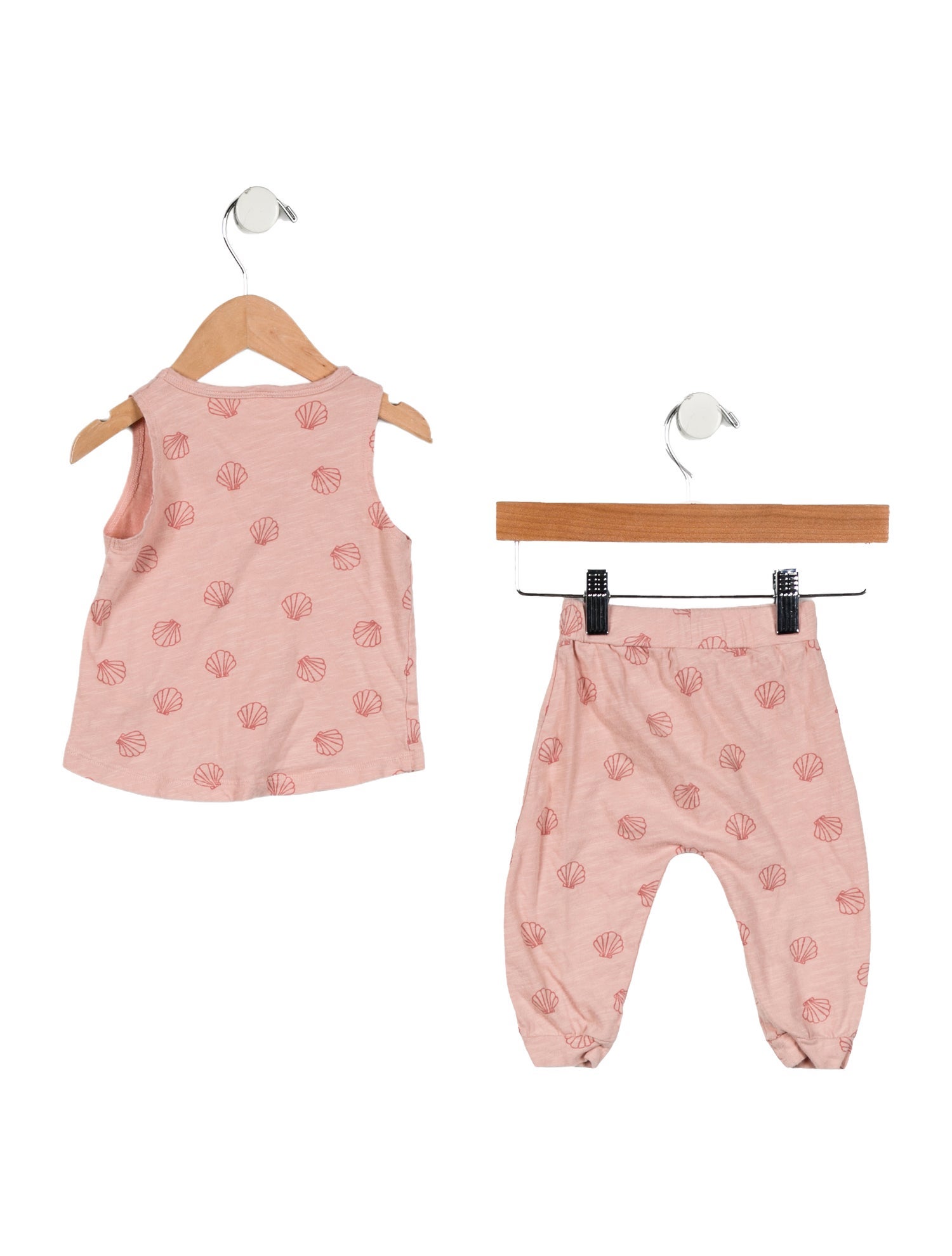 Rylee + Cru Infant Girls' Seashell Print Two Piece Set