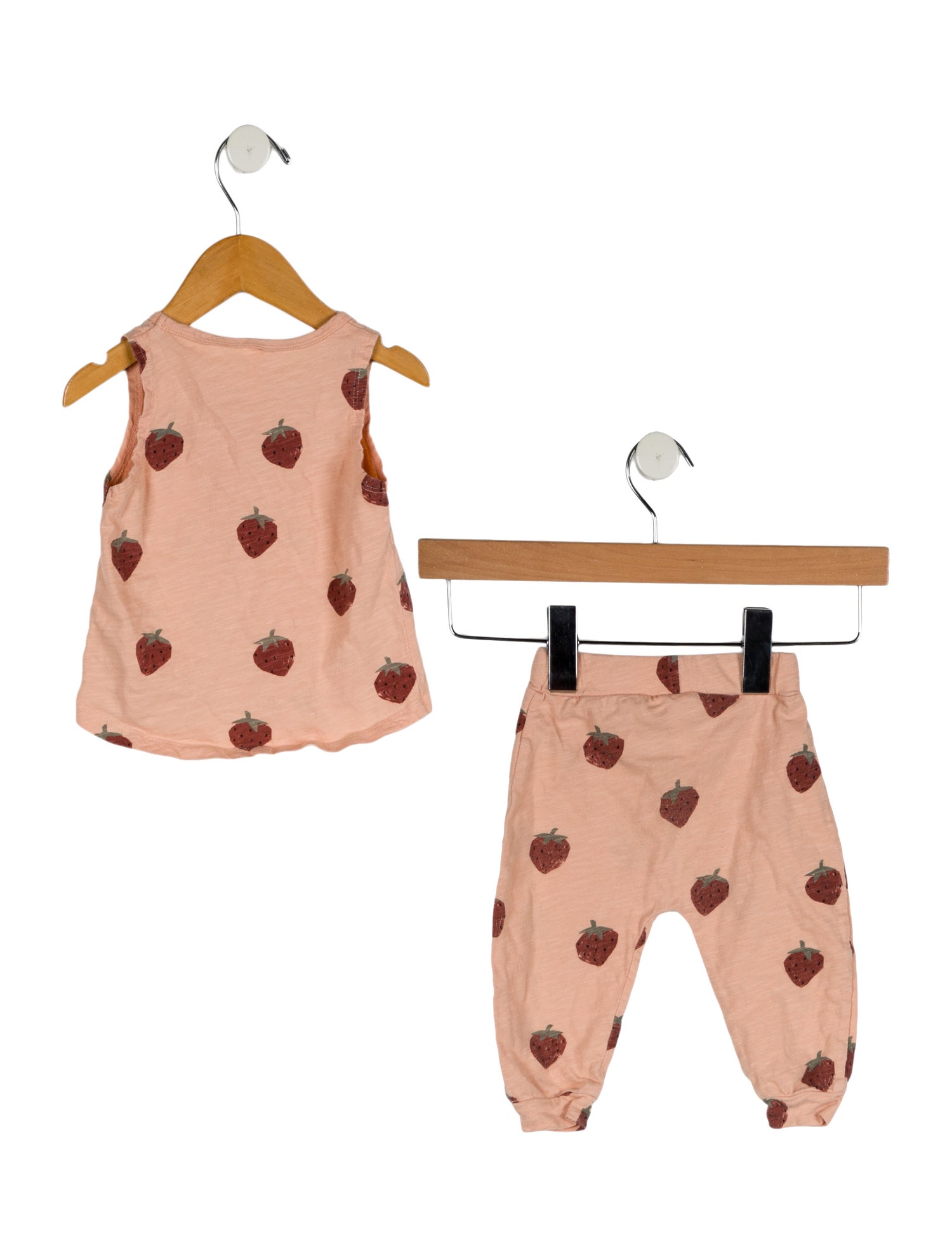 Rylee + Cru Infant Girls' Strawberry Print Two Piece Set