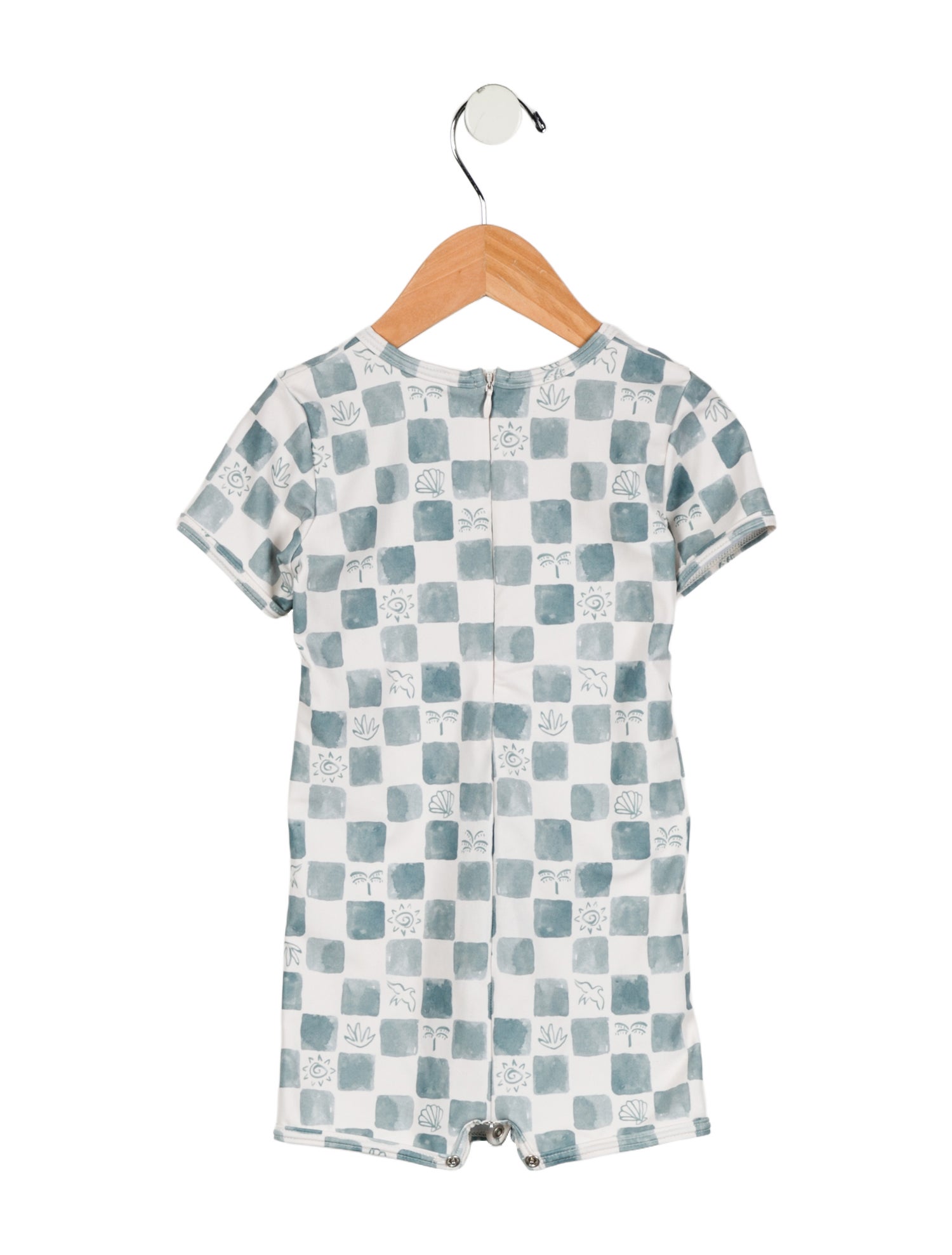 Rylee + Cru Toddler Boys' Checkerboard Print Onesie