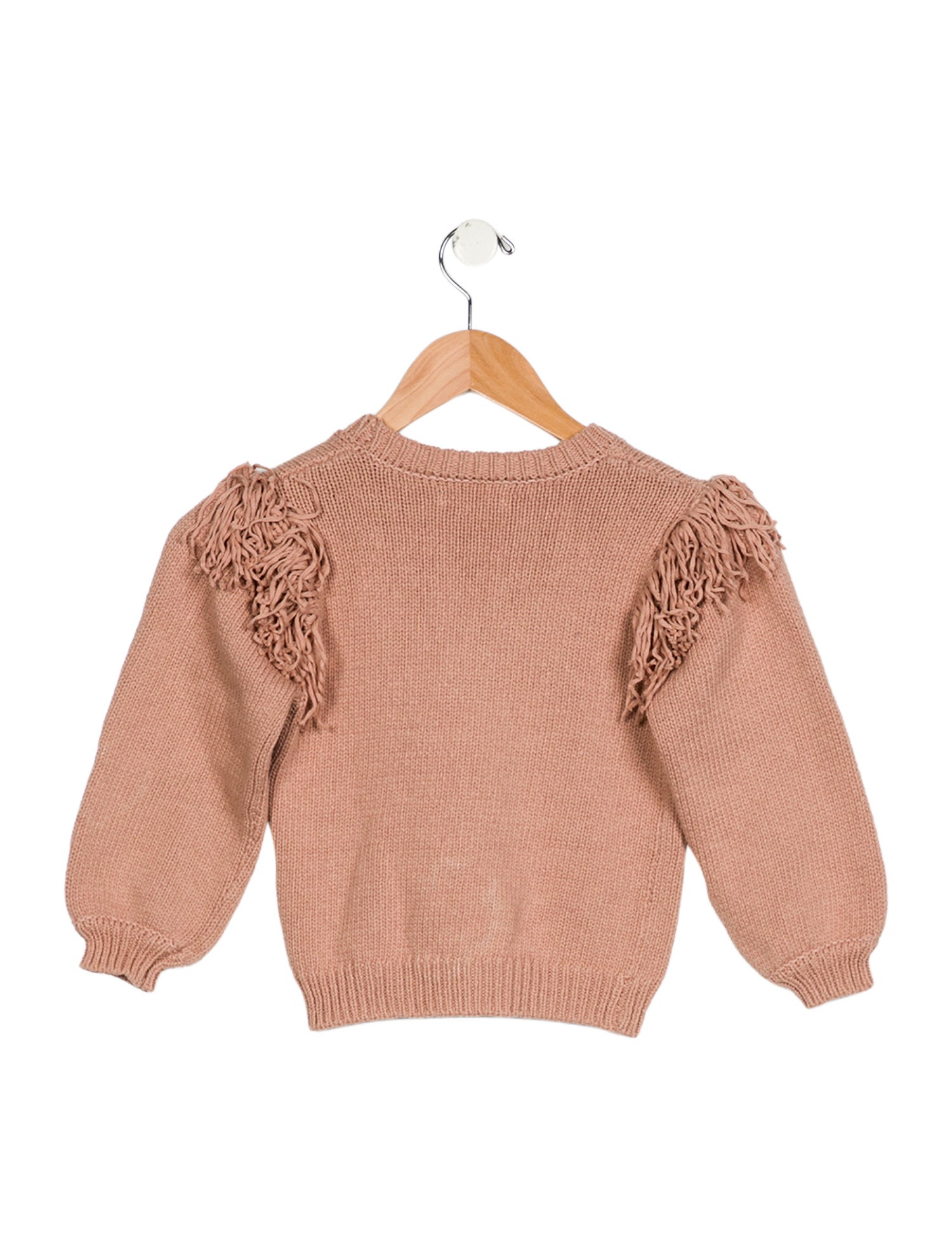 Rylee + Cru Toddler Girl's Knit Fringe-Trimmed Cardiagan