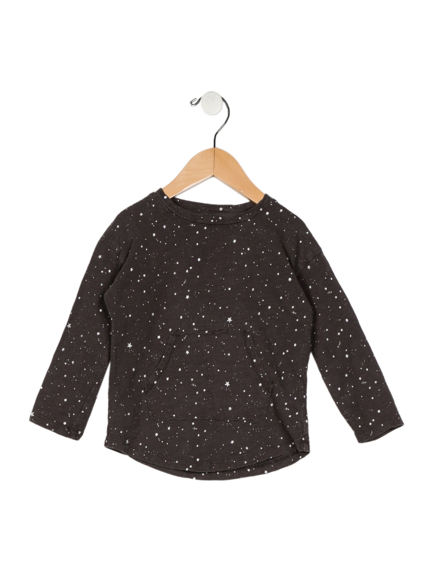Rylee + Cru Toddlers' Space Printed Crewneck Long Sleeve Top