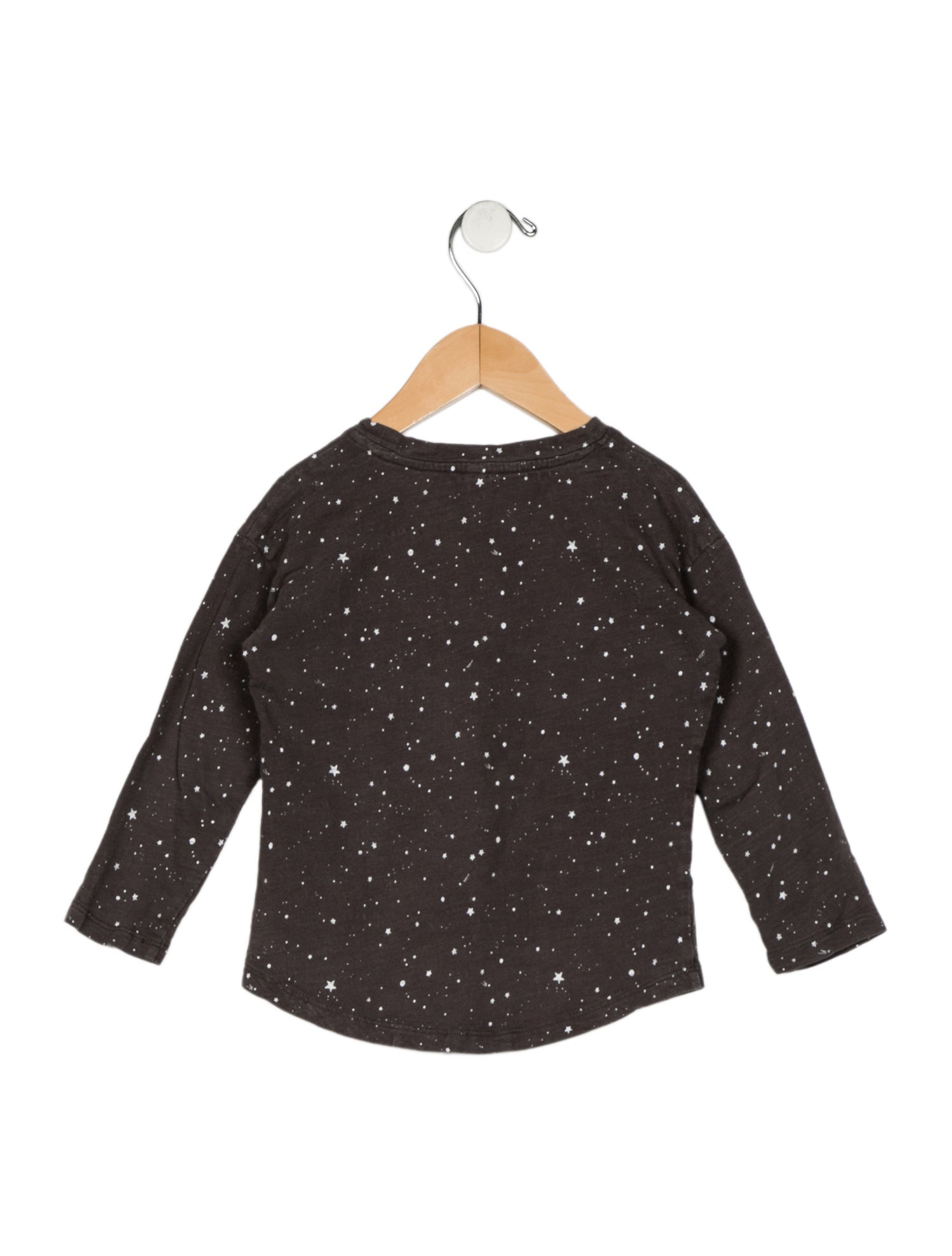 Rylee + Cru Toddlers' Space Printed Crewneck Long Sleeve Top