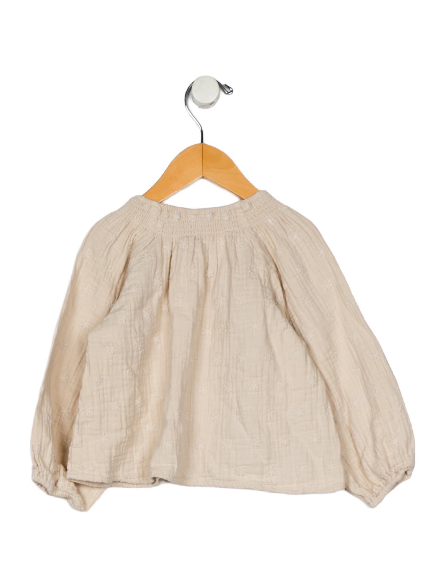 Rylee + Cru Toddler Girls Flower Patterned Pleated Shirt