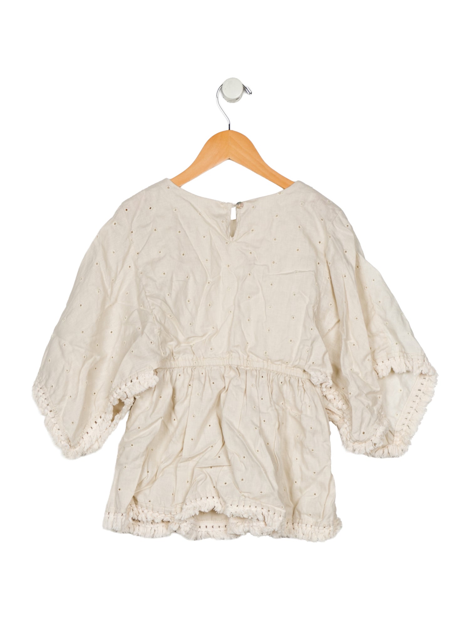 Rylee + Cru Girls' Solid Linen Dress