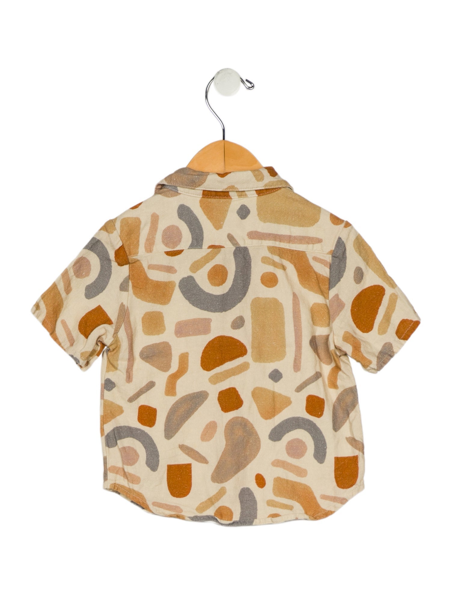 Rylee + Cru Toddler Boys Pattern Printed Button Closure Dress Shirt