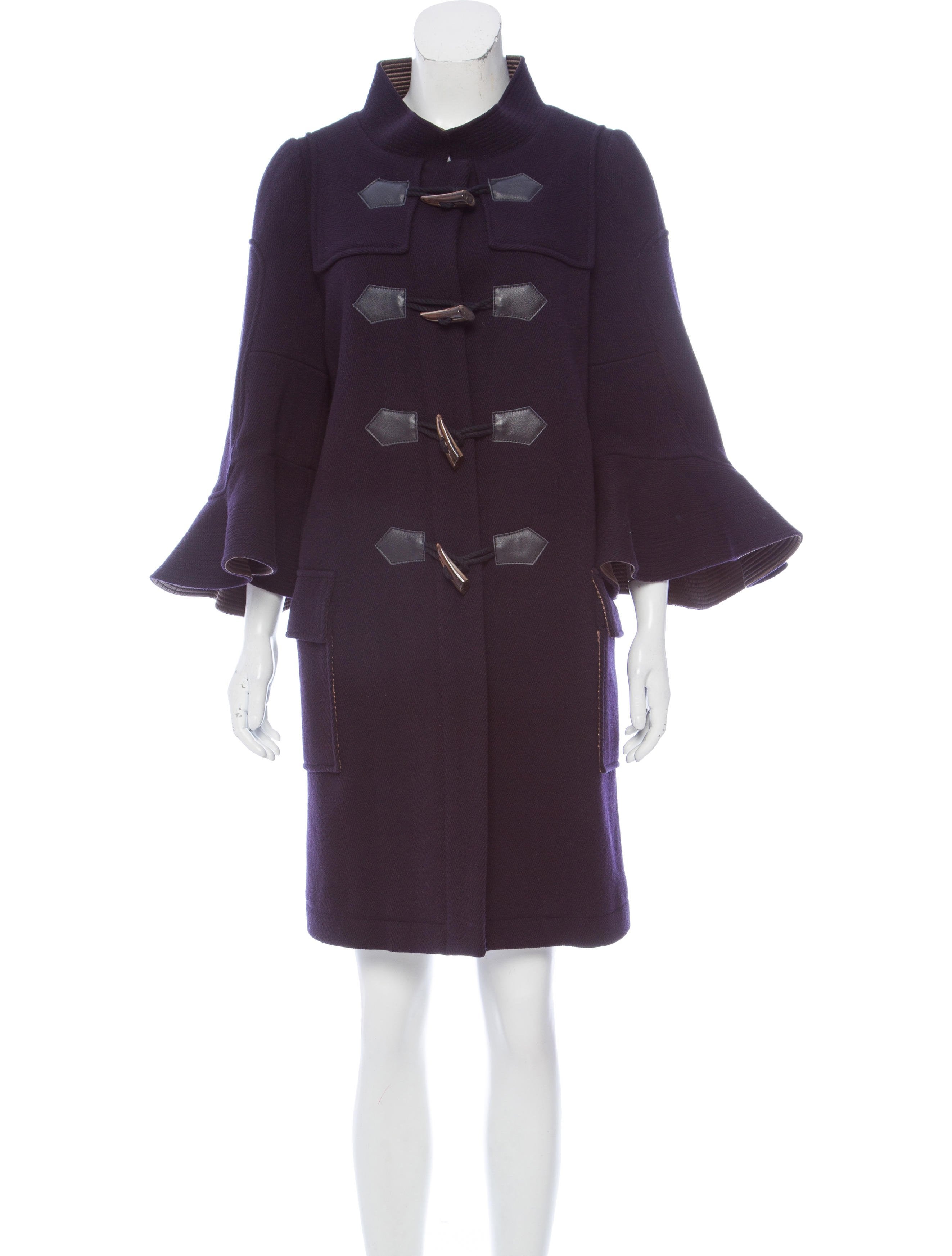 Sacai Knee-Length Wool Coat - Clothing - WS122097 | The RealReal