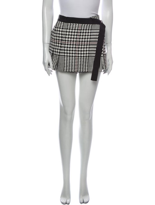 Sacai Printed Mini Shorts Black