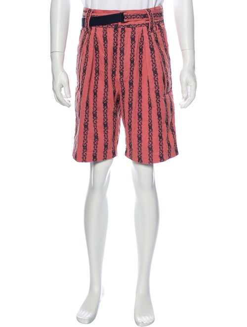 Sacai Graphic Print Shorts Pink
