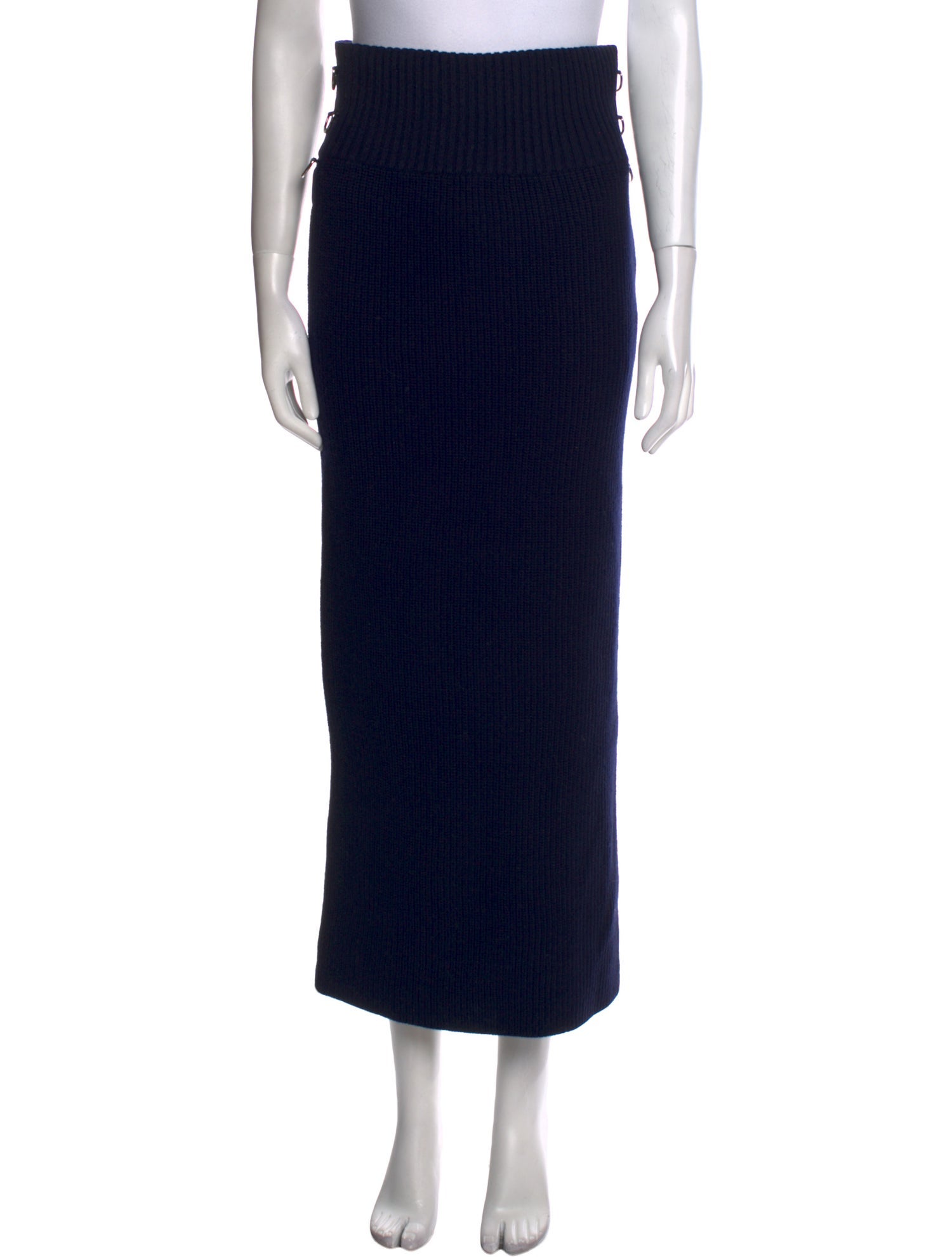 Sacai Wool Midi Length Skirt