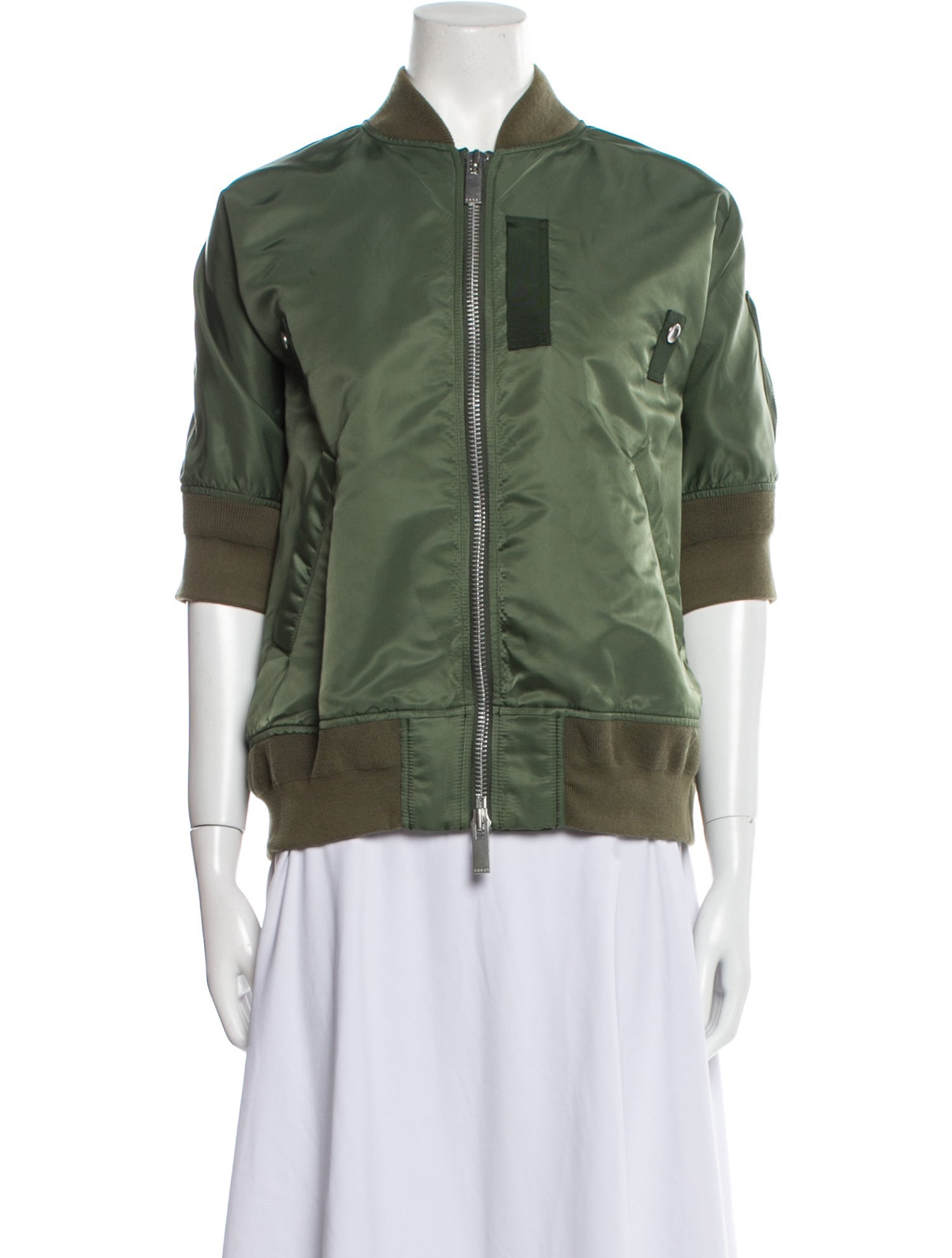 Sacai Bomber Jacket - Green Jackets, Clothing - WS140791