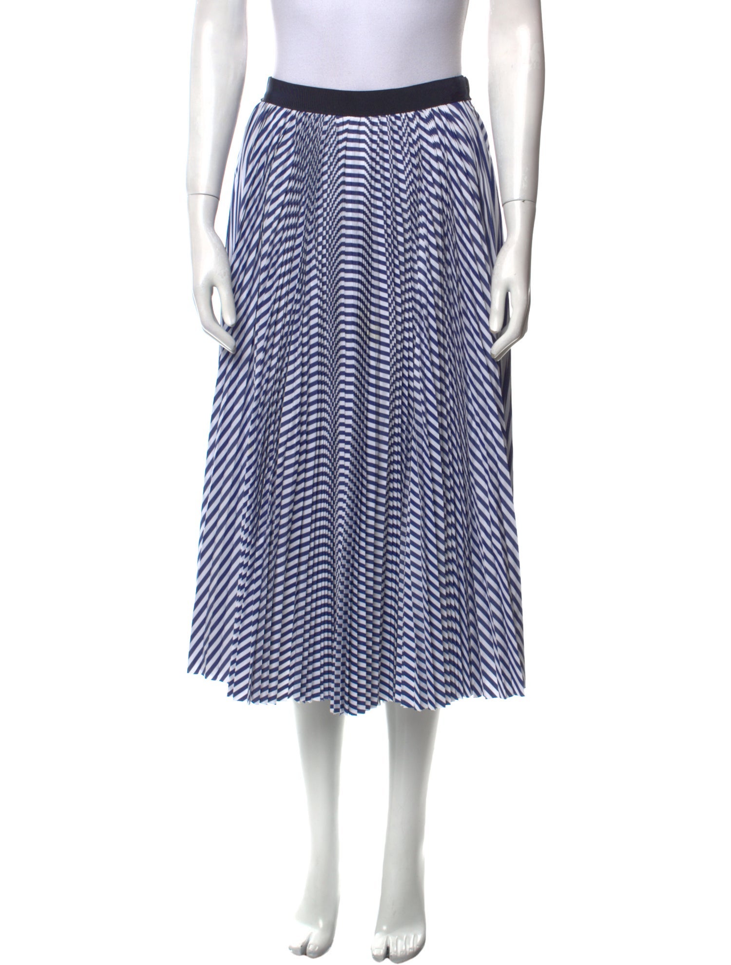 スカート SACAI 23AW CHALK STRIPE SKIRT 23-06991 Chalk Stripe Wool Skirt – La Garçonne