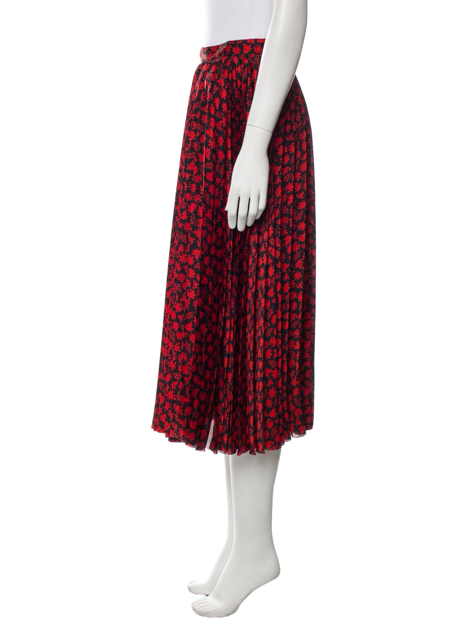 Sacai Floral Print Midi Length Skirt w/ Tags