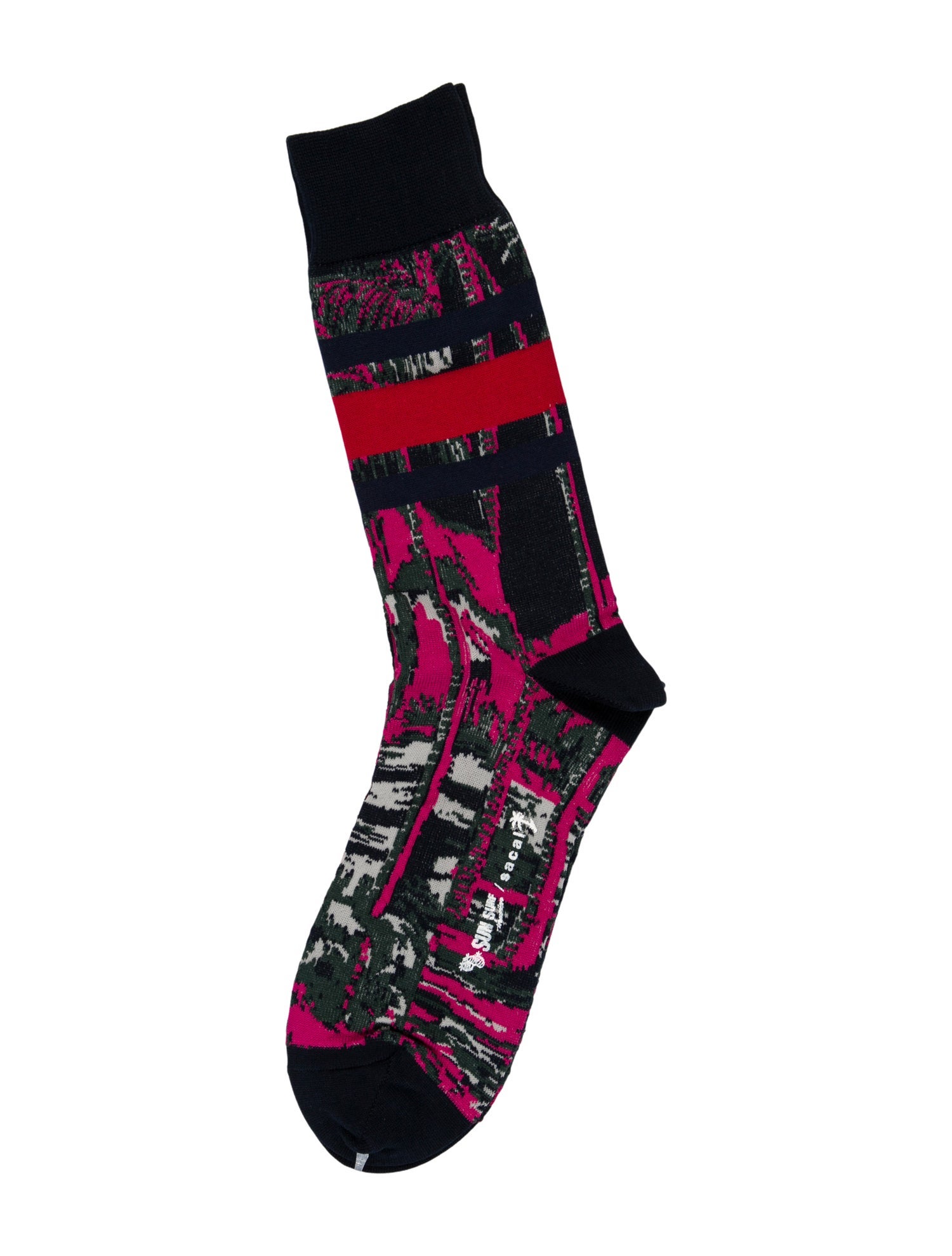 Sacai Pattern Printed Socks