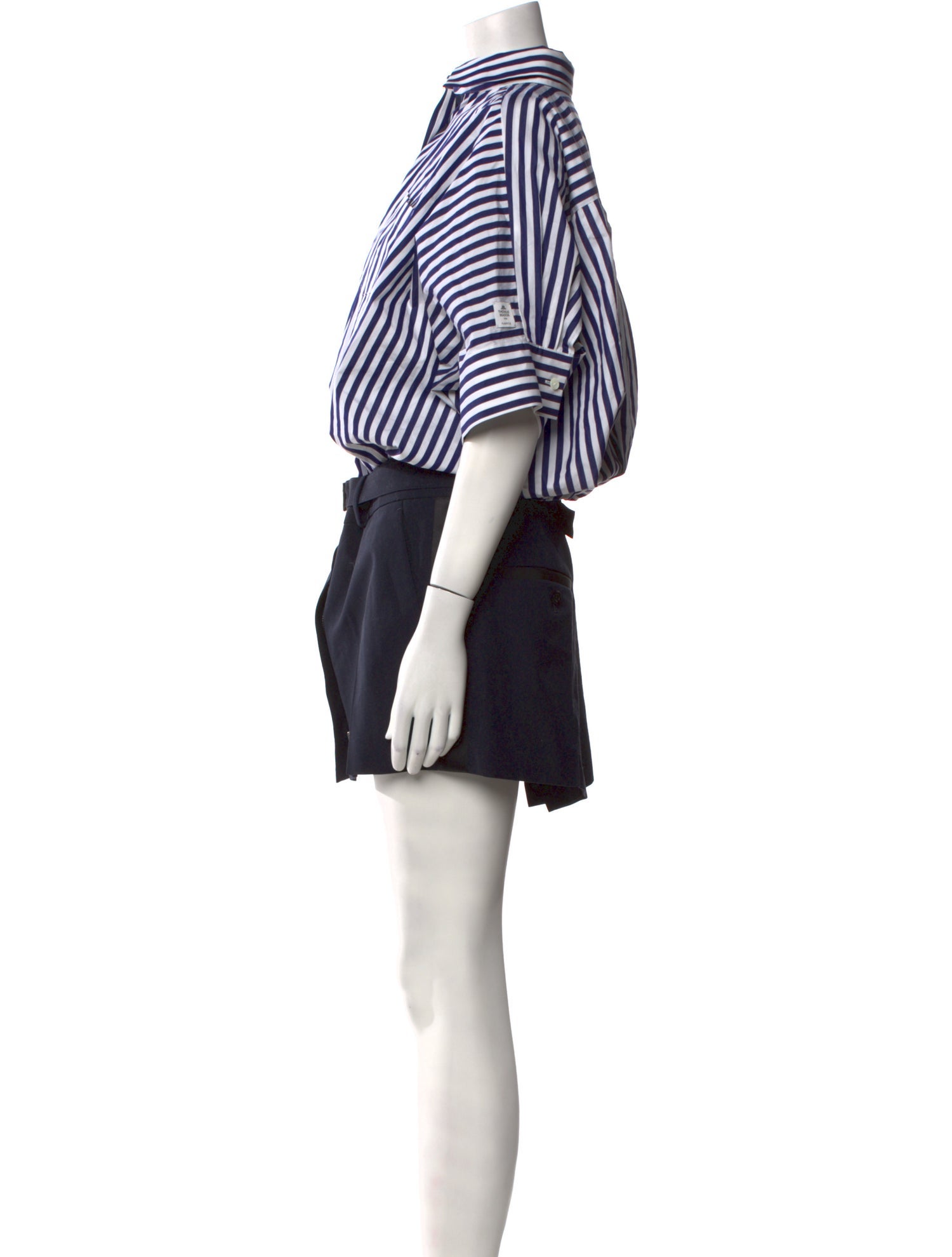 Sacai Striped Mini Dress