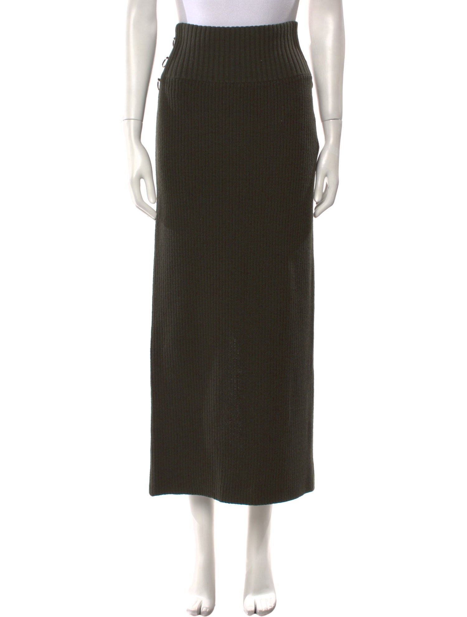 Sacai Wool Midi Length Skirt