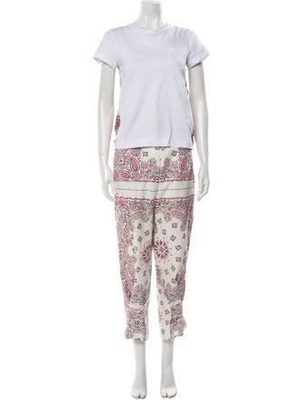 Sacai Printed Pant Set
