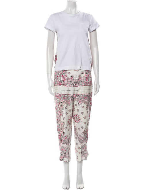 Sacai Printed Pant Set