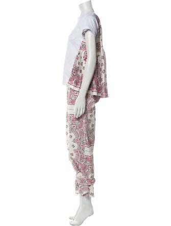 Sacai Printed Pant Set