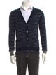 Sacai Wool Striped Cardigan