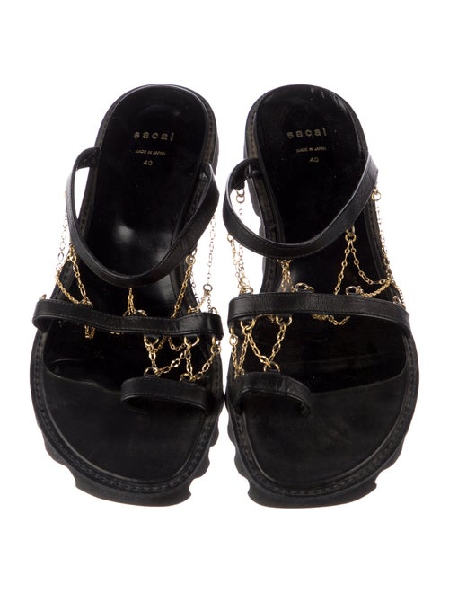 Sacai Leather Slides