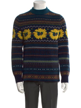 Sacai Wool Printed Pullover